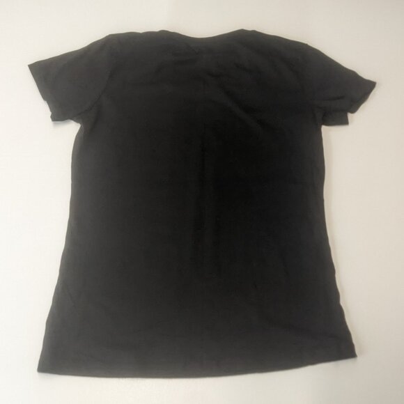 Hiclol Brand Size Small Black "Phantom" cotton tee shirt - Picture 2 of 7